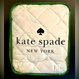 🎁Kate Spade Mattress Pad - Full Size - White Diamond Pattern - 100% Cotton
